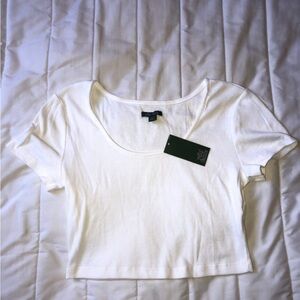 Target Classic White Crop Top
